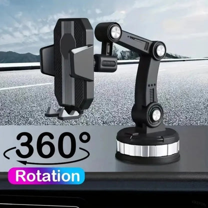 360° Adjustable Suction Cup Car Phone Holder in arabic